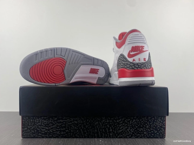 DN3707-160 Red OG Jordan 3 Air Fire 0710